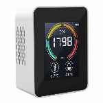 CO2濃度測定器 エアーモニター4  ホワイト 二酸化炭素濃度 温度 湿度 コンパクト