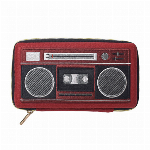 PUPU FELT ポーチL　ラジカセ グレー