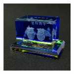 3Dクリスタル ジンベエザメ Mサイズ  120-654