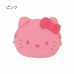 mimi POCHI HELLO KITTY ミミポチハローキティ がま口 シリコン ピンク