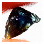 【世界の原石:ブルーサファイア 1.85ct:0064】非加熱 マダガスカル産 Natural Blue Sapphire Rough 鉱物 宝石 標本 コランダム Madagascar