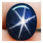 【天然超大粒スターサファイアルース 20.02ct:0825】タイ産 Natural Big 6Rays Star Sapphire 裸石 宝石 鉱物 コランダム jewelry Thailand