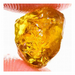 【世界の原石:イエローマリガーネット 5.95ct:1478】非加熱 マリ共和国産 Natural Yellow Mali Garnet Rough 鉱物 宝石 標本 jewelry Mali