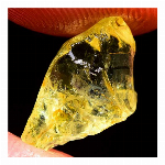 【世界の原石:イエローベリル 5.70ct:2394】ブラジル産 緑柱石 Natural Yellow Beryl Rough 裸石 標本 鉱物 宝石 jewelry Brazil