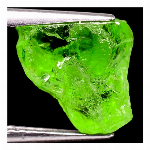 【世界の原石:グリーンペリドット 4.15ct:5068】アフリカ産 Natural Green Peridot Rough カンラン石 苦土橄欖石 鉱物 宝石 標本 Africa