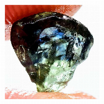 【世界の原石:ブルーサファイア 1.95ct:5176】非加熱 マダガスカル産 Natural Blue Sapphire Rough 鉱物 宝石 標本 コランダム Madagascar