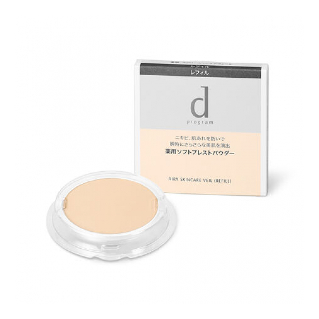 資生堂 dプログラム 薬用 エアリースキンケアヴェール 敏感肌用フェースパウダー(レフィル)
