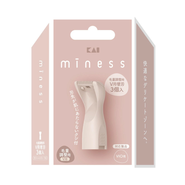 miness V用替刃3個入（VIOデリケートゾーン用）