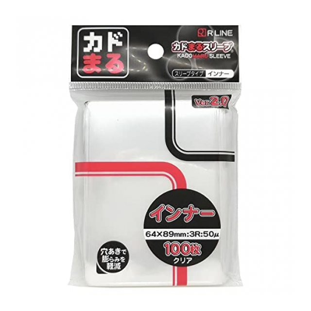 スリーブ【メ ル カ リ 出品のみ】 カドまる かどまる スリーブ インナー クリア Ver.2 - 株式会社