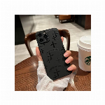 ブラック　携帯ケース　iPhone　ケース　十字架　かっこいい　レディース　メンズ　ユニセックス