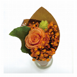 アンディ レッド プリザーブドフラワー フラワーアレンジメント バラ アジサイ ..