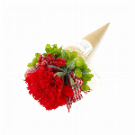 華月 プリザーブドフラワー イエロー 仏花 お供え 初盆 和盆 回忌 年忌 あじ..
