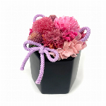 キャッスル レッド プリザーブドフラワー フラワーアレンジメント バラ アジサイ..