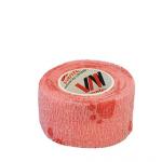 vantex　クイックテープ 自着性伸縮包帯　ペット・動物用（簡易包装）　25mmｘ3m　ピンク