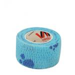 vantex　クイックテープ 自着性伸縮包帯　ペット・動物用（簡易包装）　25mmｘ3m　ブルー