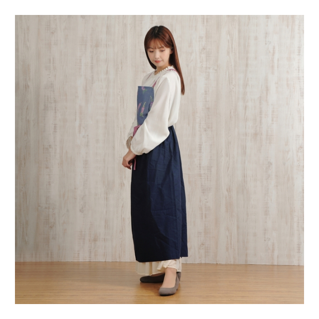 エプロン おしゃれ ドレスエプロン ワンピース 部屋着 おもてなし 弁当