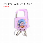 オリジナルデザイン アクリルフレーム カラビナ キーホルダー 二重カン2個付き OEM生産