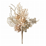 25cmウッドスノーフレークリースW