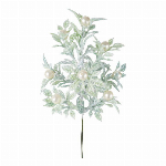 18cmウッドスノーフレークリース