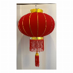 お買い得紅白提灯　２０ｃｍ