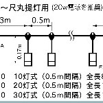 ポリエチレン製提灯　9寸