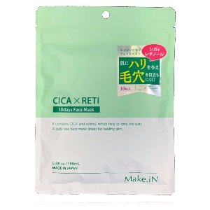 Make.iN CICA × レチノール 10days フェイスマスク ［1袋／…