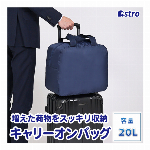 アストロ キャリーオンバッグ ライトグリーン 和モダン柄 容量20L 撥水加工で..