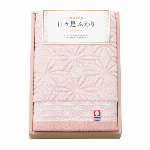 今治　日々是ふわり?にちにちこれふわり?日本製　愛媛今治　タオルセット（ピンク）