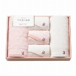 今治　日々是ふわり?にちにちこれふわり?日本製　愛媛今治　タオルセット（ピンク）