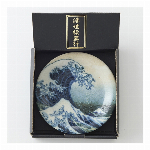 北斎赤富士　小皿