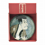 北斎波と富士　小皿