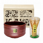 四季庵　抹茶碗　窯変black