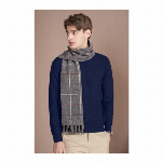 【メンズ】カシミヤ100％  マフラー GRAY 灰色