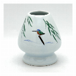 京絵付け茶筅くせ直し 伝統工芸士「八木海峰」作 カワセミ