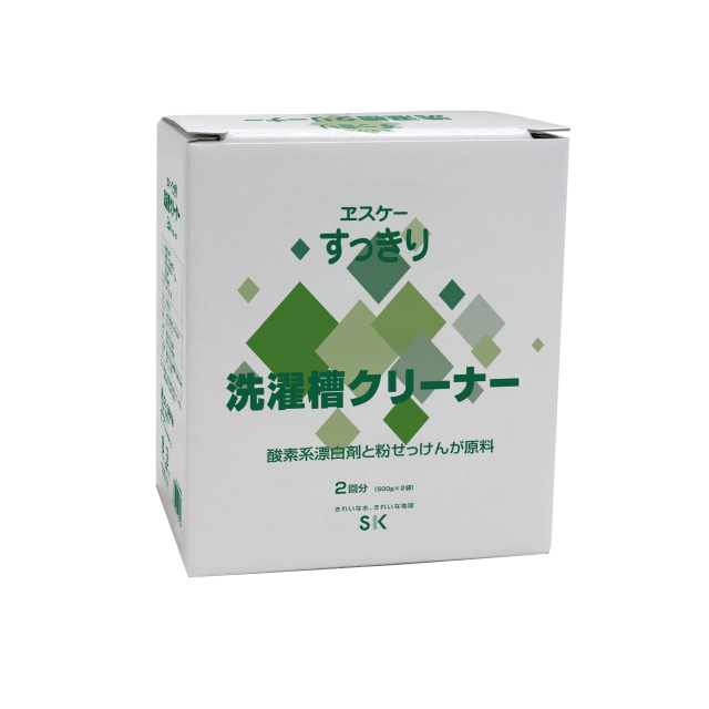 すっきり　洗濯槽クリーナー 高発泡タイプの過炭酸ナトリウムと洗浄成分純石けんとの相乗効果により黒カビ落としに抜群の効果を発揮。
