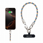 SUPERV CC30-CC100 スマホストラップ 充電ケーブル [USB-C to USB-C] 落下防止 ショルダーストラップ(30~100cm)