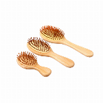 ウッドヘアケアブラシ　名入れ可能 OEM可能