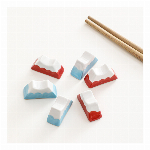 陶器製の箸置　富士山