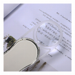 LED付き折りたたみルーペ  虫めがね 拡大鏡　OEM可能