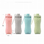 折り畳み式シリコンボトル 名入れ対応可能