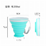 折りたたみ式シリコンボトル 名入れ対応可能