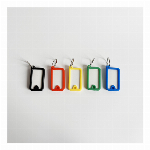 カラフルで使いやすい！名前や番号が書けるネームタグ