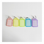 名前・番号管理に最適！カラフルプラスチックネームタグ4色セット