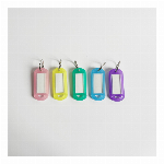 鍵や小物にぴったり！書き込み可能なネームタグ