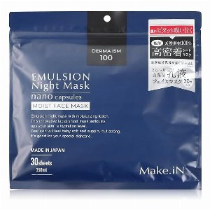 エマルジョン ナイトマスク　モイストフェイスマスク　30枚入り（美容液350ml)