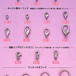 携帯パーツ（脱着パーツ、安全リリースなど）