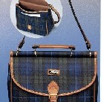 チェック/トラベル兼用ボストン