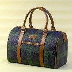 チェック/バー付きショルダー