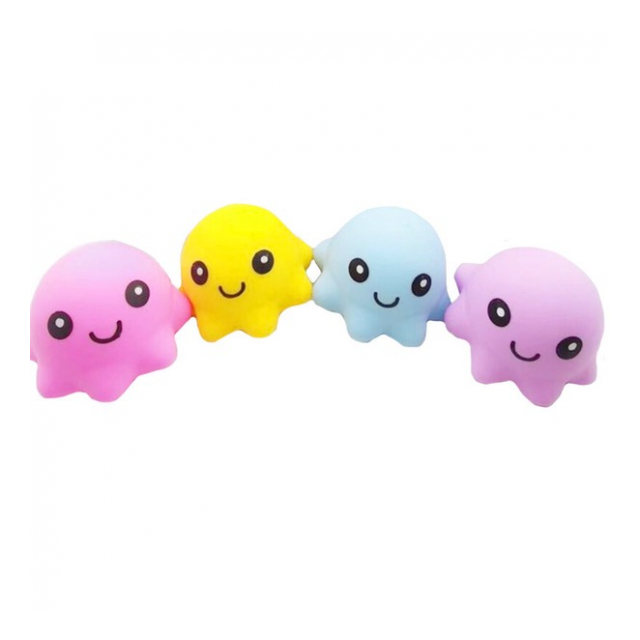 しずくちゃん　スクイーズ　プニプニマスコット ジェーンルスクイーズ ぷにぷにたこちゃん - (有)ジェーン [品番